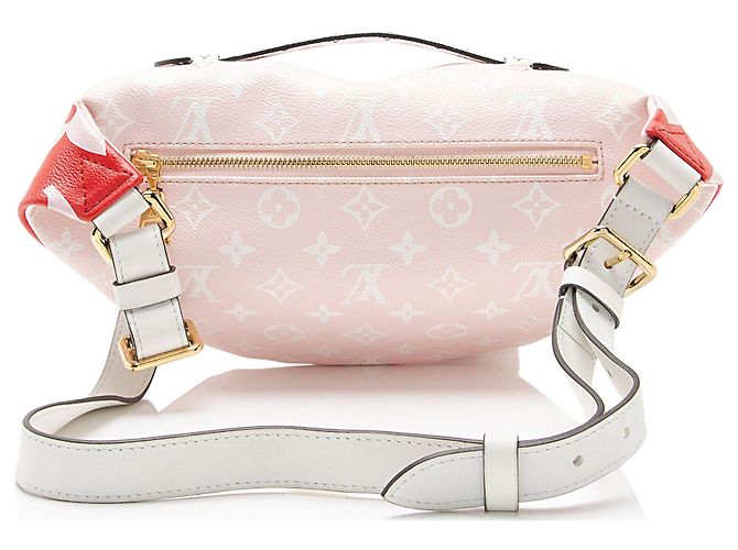 Bumbag Marsupio Louis Vuitton Giant Monogram Canvas Rosso - vista 3
