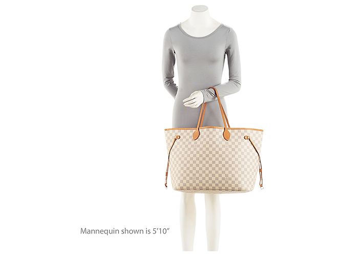 Louis Vuitton Damier Azur Neverfull GM Tote Blau - Ansicht 5