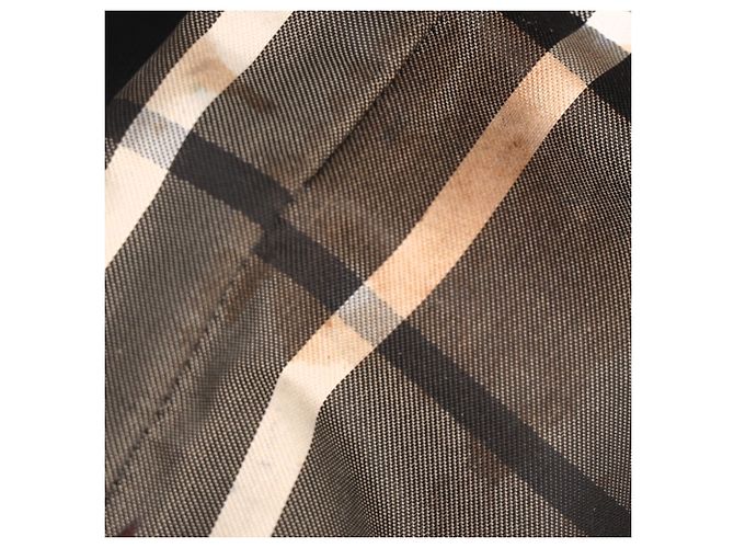 Borsa Tote Burberry Ellers traforata Medium in pelle nera Nero - vista 13