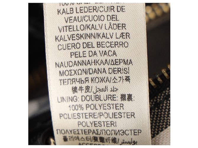 Borsa Tote Burberry Ellers traforata Medium in pelle nera Nero - vista 20