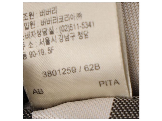 Borsa Tote Burberry Ellers traforata Medium in pelle nera Nero - vista 21