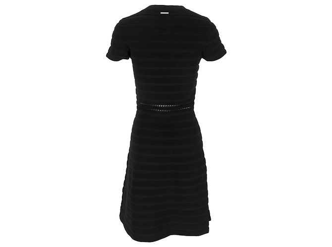 Vestido bandage largo hasta la rodilla Michael Michael Kors en viscosa negra Negro - vista 3