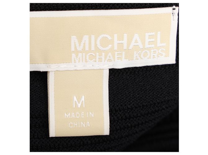 Vestido bandage largo hasta la rodilla Michael Michael Kors en viscosa negra Negro - vista 4