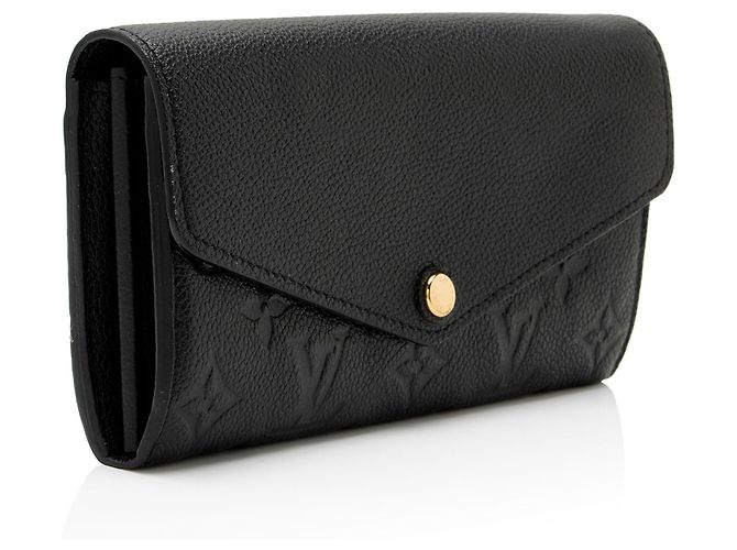 Portafoglio Sarah Monogram Empreinte Louis Vuitton Nero - vista 2