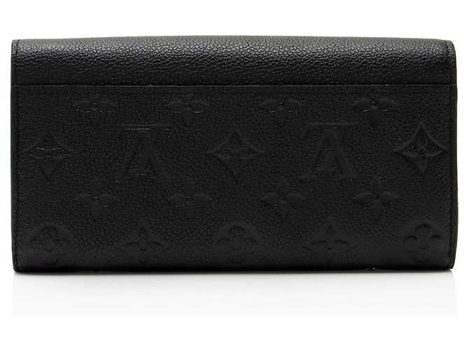 Portafoglio Sarah Monogram Empreinte Louis Vuitton Nero - vista 3