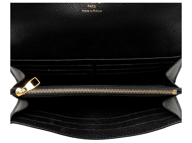 Portafoglio Sarah Monogram Empreinte Louis Vuitton Nero - vista 4