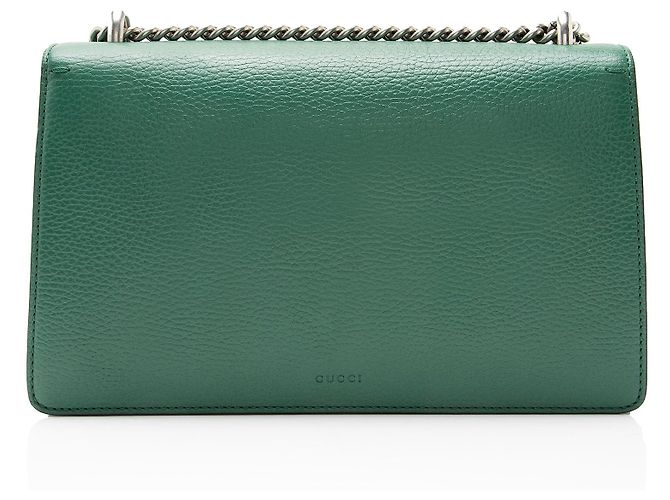 Borsa a tracolla Dionysus Medium in pelle e cristalli Gucci Verde - vista 3