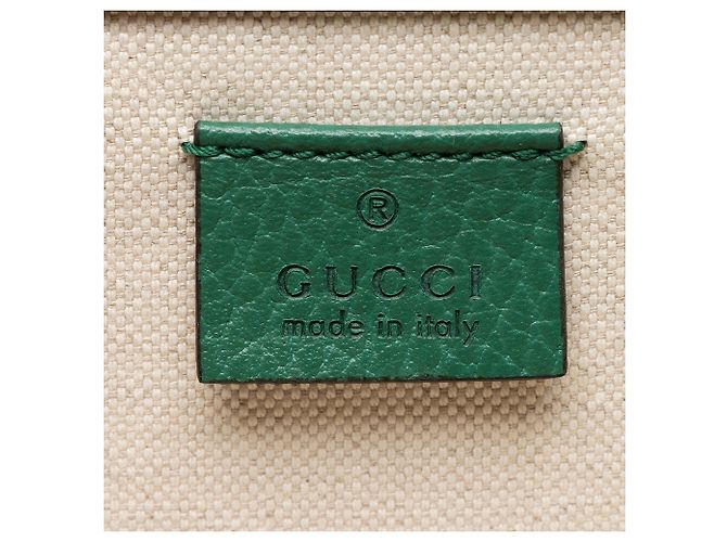 Borsa a tracolla Dionysus Medium in pelle e cristalli Gucci Verde - vista 8