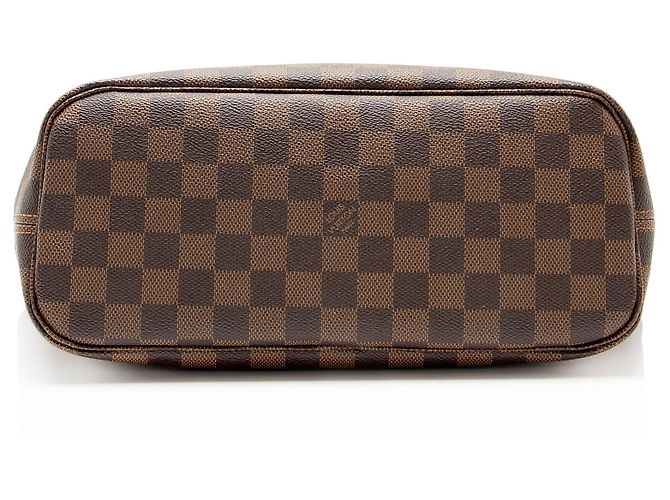 Louis Vuitton Damier Ebene Neverfull PM Tote Braun - Ansicht 4