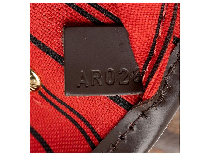 Louis Vuitton Damier Ebene Neverfull PM Tote Braun - Ansicht 6