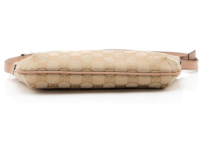 Pochette Classica Gucci GG Canvas Marrone Beige - vista 4
