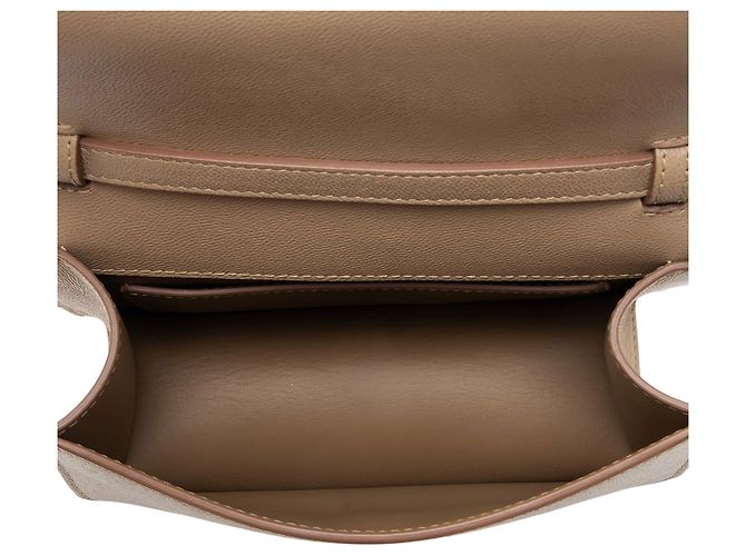 Borsa a tracolla Burberry Madison Check Marrone Beige - vista 7