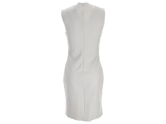 Vestido midi con recortes Diane Von Furstenberg en rayón blanco Crudo - vista 3