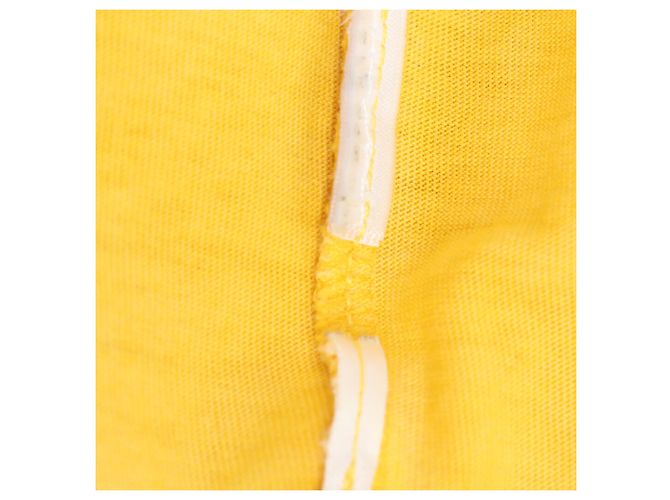 Camiseta de cuello en V Michael Kors en algodón amarillo - vista 5