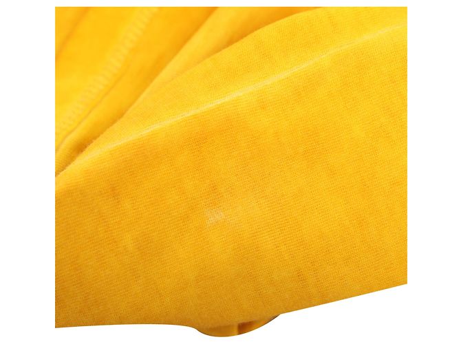 Camiseta de cuello en V Michael Kors en algodón amarillo - vista 6