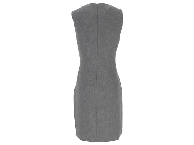 Diane Von Furstenberg Mackenzie verziertes Kleid aus grauem Polyester - Ansicht 3