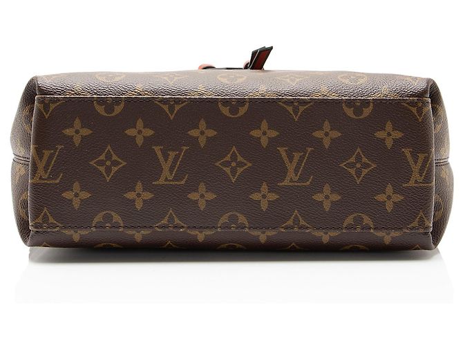 Borsa a tracolla Louis Vuitton Monogram Canvas Tuileries Besace Marrone - vista 4