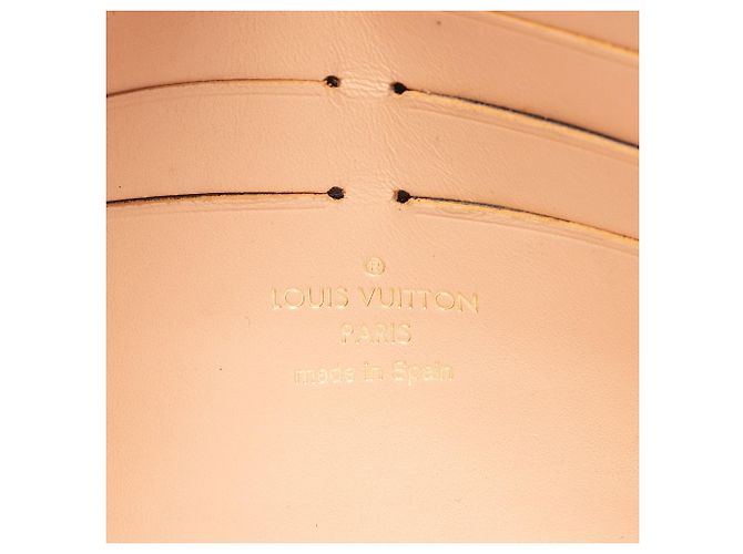 Cartera con cadena Louis Vuitton Damier Ebene Vavin Castaño Beige - vista 8