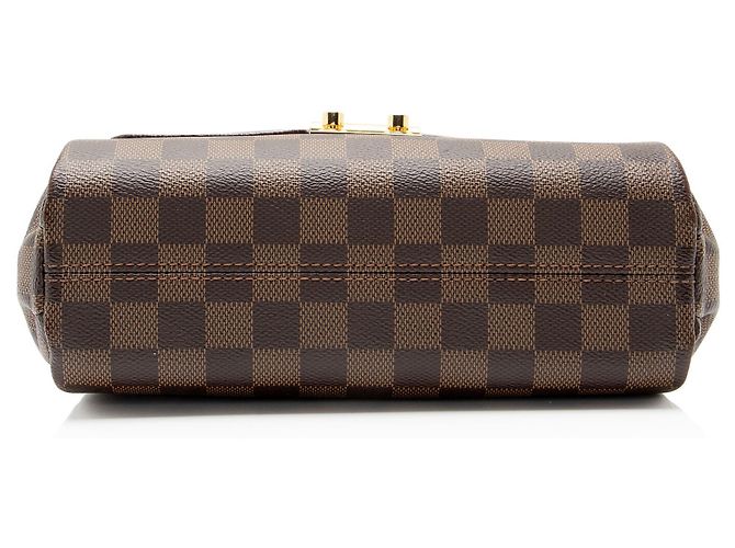 Borsa a tracolla Louis Vuitton Damier Ebene Croisette Marrone - vista 4