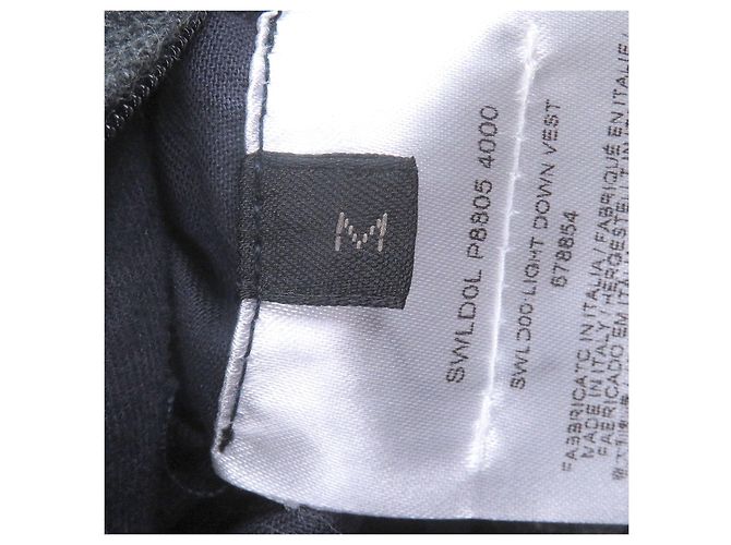 Autre Marque Brioni Checkered Polyester Puffer Jacket Blue Navy blue - view 7