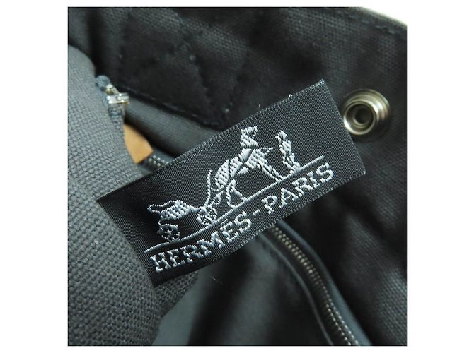 Borsa Tote Hermès Fool Toe PM in cotone Marrone - vista 10