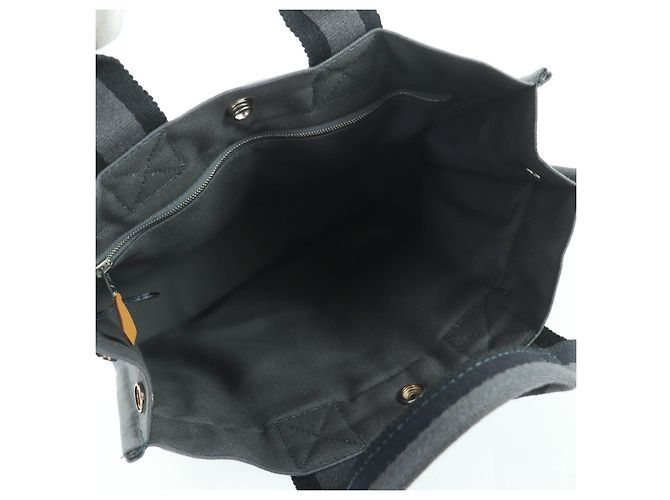 Borsa Tote Hermès Fool Toe PM in cotone Marrone - vista 7