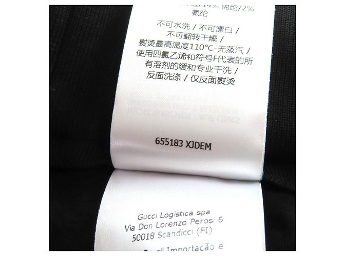 Falda de jersey jacquard de poliéster con estampado GG de Gucci Negro - vista 8