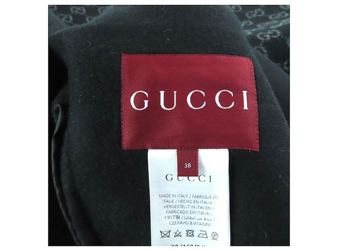 Abrigo de lana Gucci Negro - vista 11