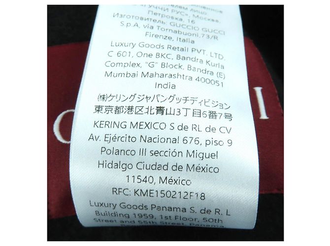 Abrigo de lana Gucci Negro - vista 14