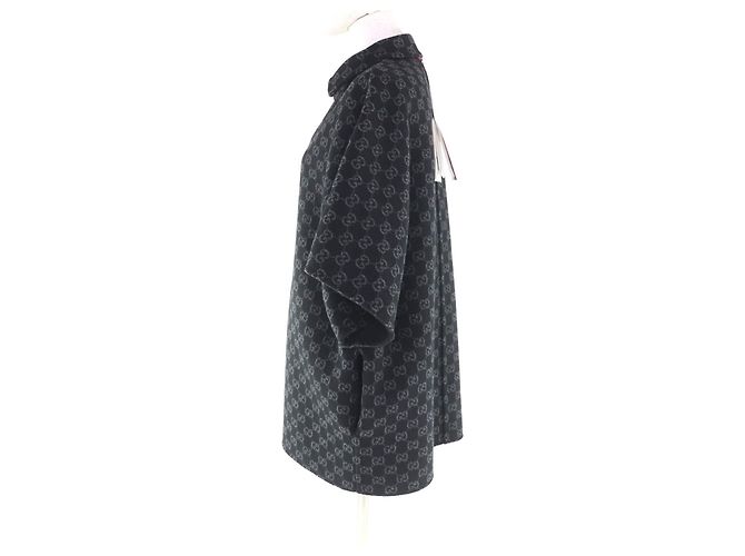 Abrigo de lana Gucci Negro - vista 2