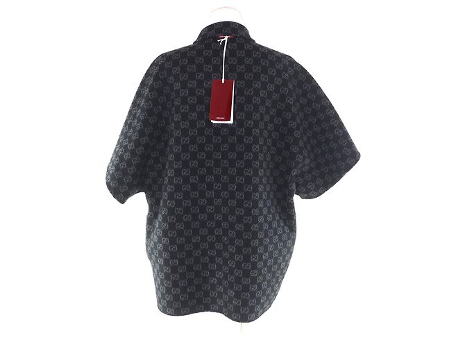 Abrigo de lana Gucci Negro - vista 3