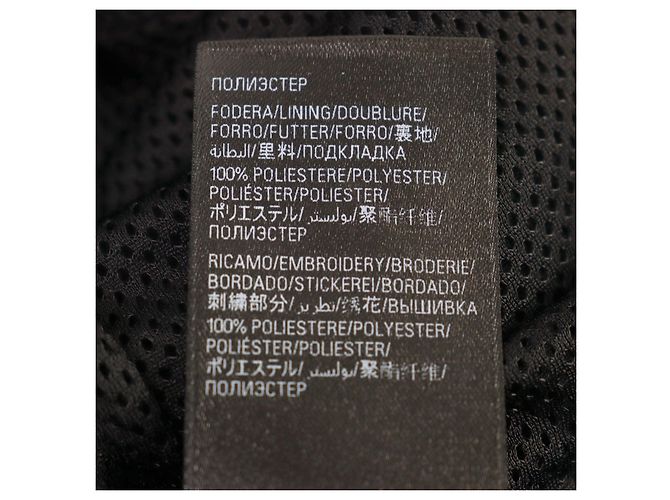 Giacca in pile Balenciaga con logo ricamato e doppia zip Nero - vista 13