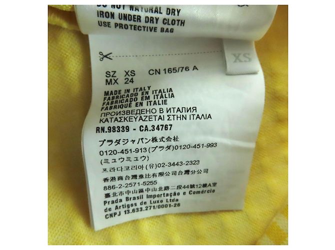 Miu Miu MIUMIU One Piece Kleid Gelb - Ansicht 8