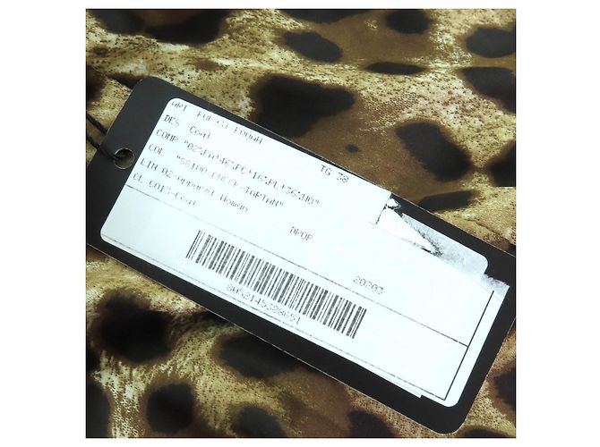 Dolce & Gabbana Abrigo de tweed con estampado de leopardo Dolce&Gabbana Negro - vista 11