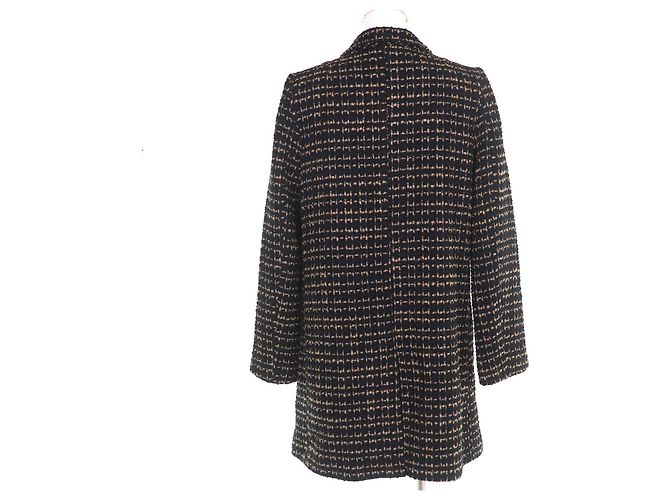 Dolce & Gabbana Abrigo de tweed con estampado de leopardo Dolce&Gabbana Negro - vista 3