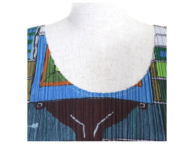 Issey Miyake Blusa PLEATS PLEASE Multi Polyester Multicolor - vista 4