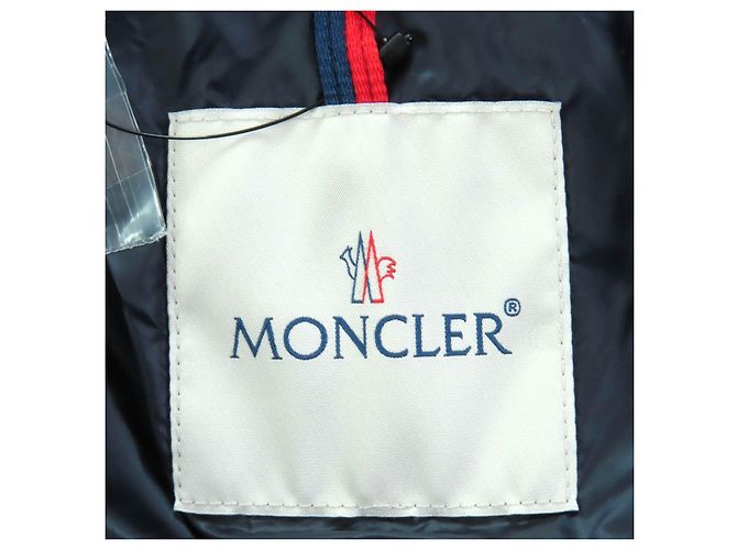 Abrigo de plumón de nailon MONCLER HERMINE Azul Azul marino - vista 10