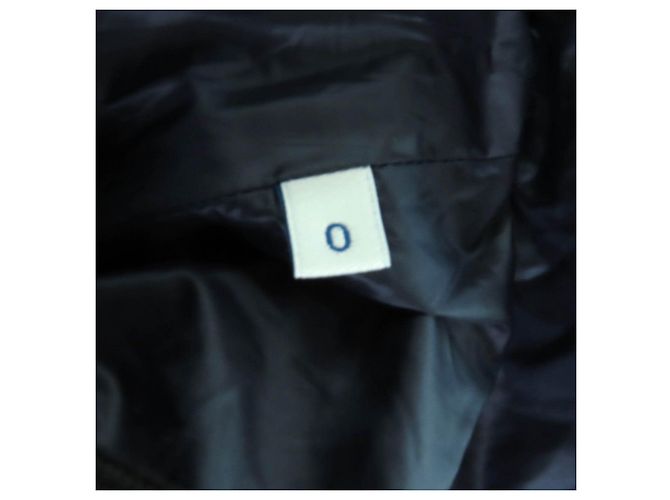 Abrigo de plumón de nailon MONCLER HERMINE Azul Azul marino - vista 11