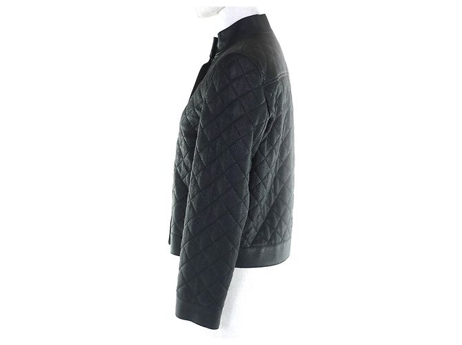 Chaqueta de piel Dearskin Hermès Negro - vista 2