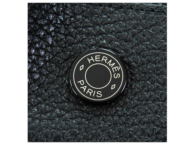 Chaqueta de piel Dearskin Hermès Negro - vista 6