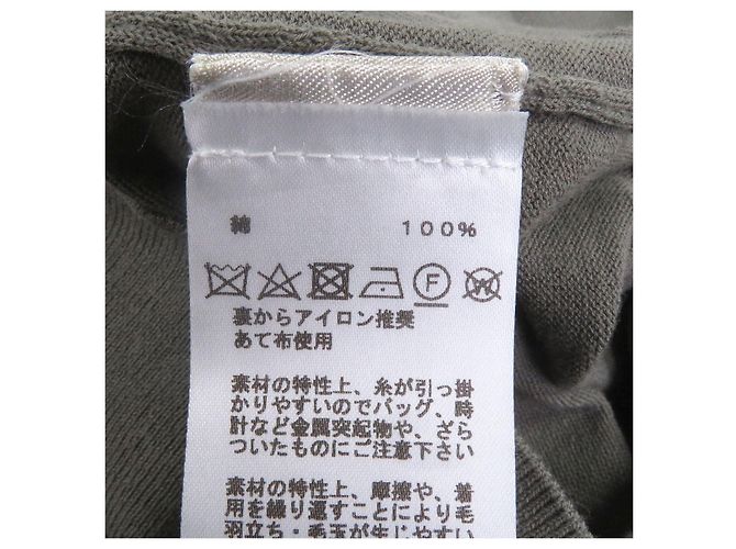 T-shirt Hermès em algodão de manga curta, design docking, XL Bege Caqui - vista 5