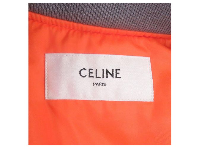 Céline Bomber CELINE Chaqueta Acolchada Castaño - vista 7