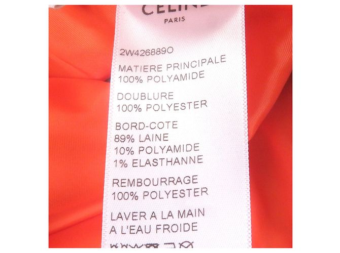 Céline Bomber CELINE Chaqueta Acolchada Castaño - vista 9