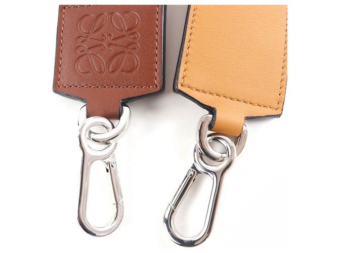 Tracolla in pelle Anagram Loewe Marrone - vista 8