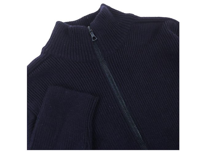 Emporio Armani Wollstrick-Pullover mit Stehkragen und Reißverschluss - Ansicht 3