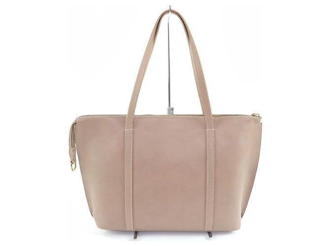 Autre Marque Felisi All Leather Tote Bag Beige - Ansicht 2