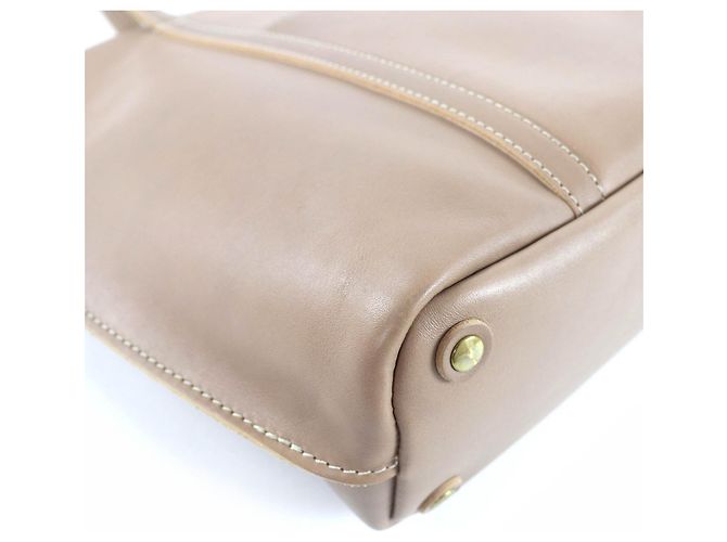 Autre Marque Felisi All Leather Tote Bag Beige - Ansicht 6
