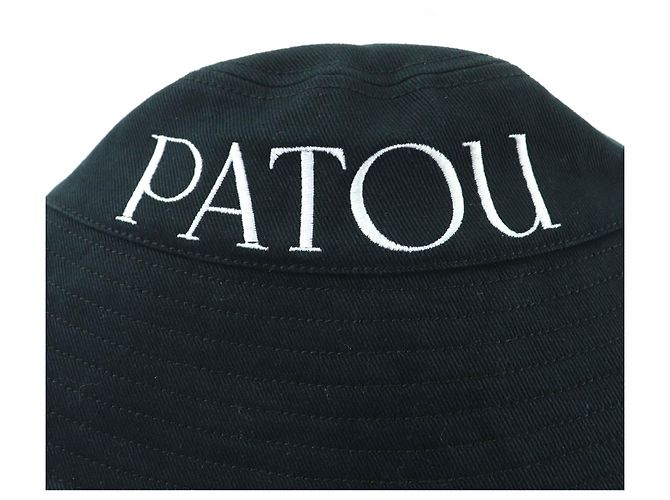 Autre Marque PATOU Cappello bucket in cotone Patou Nero - vista 4