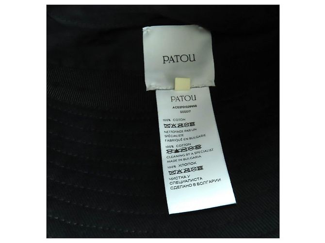 Autre Marque PATOU Cappello bucket in cotone Patou Nero - vista 6