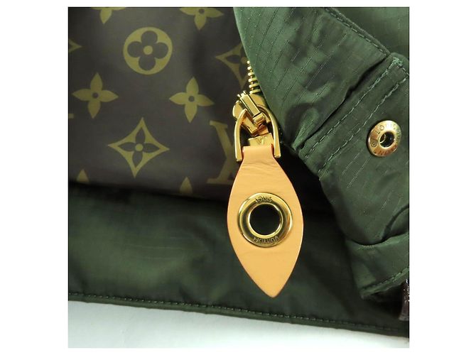 Chaleco de nailon con plumón Louis Vuitton Verde - vista 10